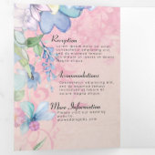 hete luchtballon Alles in één bruiloft Drieluik Uitnodiging (Binnenzijde eerst)