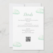 Hete luchtballon alles in één neutraal Baby shower Kaart (Achterkant)