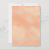 Hete Luchtballon Apricot Boho 1e Verjaardag Kaart (Achterkant)