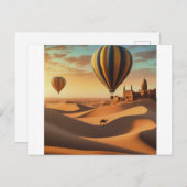 Hete Luchtballon Avontuur Briefkaart (Voorkant / Achterkant)