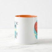 Hete luchtballon avontuur wacht, maar eerste koffi mok (Midden)