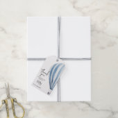 Hete luchtballon Baby shower of Verjaardag Dank u Cadeaulabel (Met Touw)