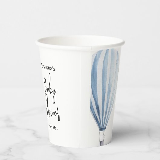 Hete luchtballon - baby shower papieren bekers (Rechts)