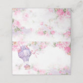 Hete Luchtballon Baby shower Tafel Kaarten Plaatskaartje (Buitenkant ongevouwen)