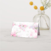 Hete Luchtballon Baby shower Tafel Kaarten Plaatskaartje (Achterkant)