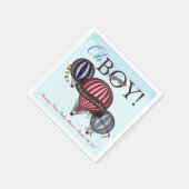 Hete luchtballon baby showers servetten (Hoek)