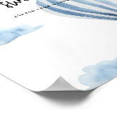 Hete luchtballon - Baby's zijn zoet Poster (Hoek)