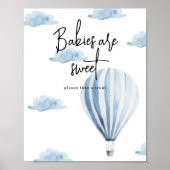 Hete luchtballon - Baby's zijn zoet Poster (Voorkant)