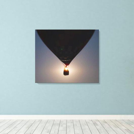 Hete Luchtballon, Ballonfeest, Olathe, Kansas, Zon Canvas Afdruk (Insitu (Houten vloer))