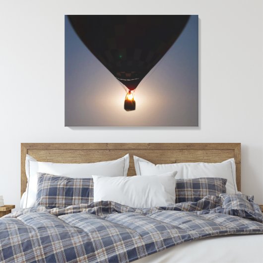 Hete Luchtballon, Ballonfeest, Olathe, Kansas, Zon Canvas Afdruk (Insitu (Slaapkamer))
