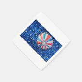 Hete Luchtballon Blauwe Lucht Servet (Hoek)