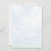 Hete Luchtballon Bridal Douche Uitnodiging (Achterkant)