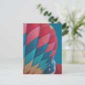 hete luchtballon  briefkaart (Staand voorkant)