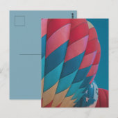 hete luchtballon  briefkaart (Voorkant / Achterkant)