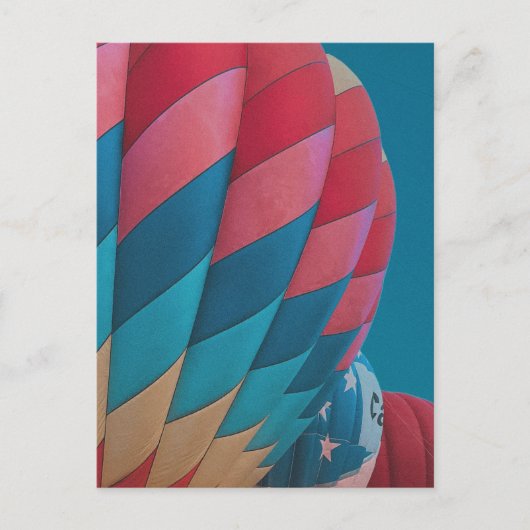 hete luchtballon  briefkaart (Voorkant)