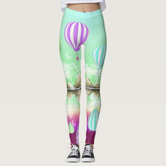 Hete Luchtballon Broek Leggings (Voorkant)