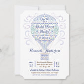 Hete Luchtballon Bruids Douche Uitnodiging II (Voorkant)