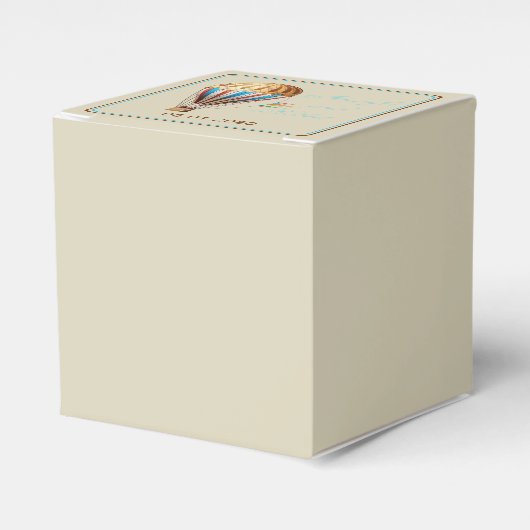 Hete Luchtballon Bruiloft Favor Box Bedankdoosjes (Voorkant Zijde)