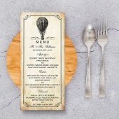  Hete Luchtballon Bruiloft Menu