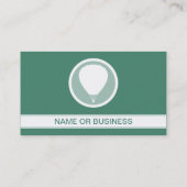 HETE LUCHTBALLON bubbel Visitekaartje (Achterkant)