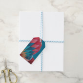 hete luchtballon cadeaulabel (Met Touw)