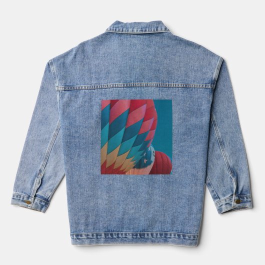 hete luchtballon denim jacket (Achterkant)