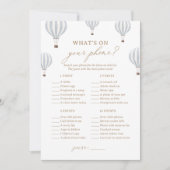 Hete Luchtballon Douche Wat is er op uw telefoon s Kaart (Voorkant)