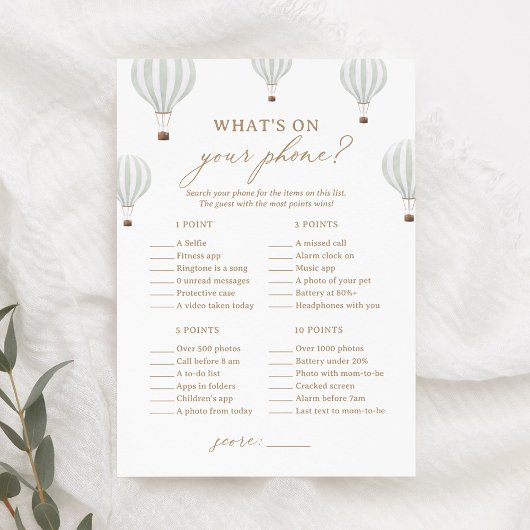 Hete Luchtballon Douche Wat is er op uw telefoon s Kaart