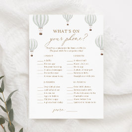 Hete Luchtballon Douche Wat is er op uw telefoon s Kaart