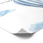 Hete luchtballon - Drinken Poster (Hoek)