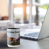 Hete Luchtballon Festival 2024 Tweekleurige Koffiemok