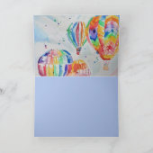 Hete luchtballon Get Well Soon betekent naam Kaart (Binnen)