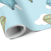 Hete Luchtballon Gift Wrap Cadeaupapier (Rol Hoek)