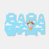 Hete luchtballon gunstbox bedankdoosjes (Uitgevouwen)