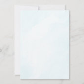 Hete luchtballon Het is een jongen Baby shower uit Kaart (Achterkant)