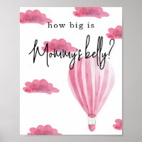Hete luchtballon - Hoe groot is mama's buik