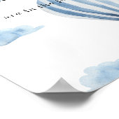 Hete luchtballon - Hoeveel snoepjes Poster (Hoek)