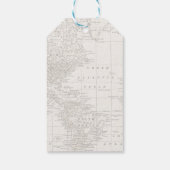 Hete luchtballon jongen dank u cadeau Label Cadeaulabel (Achterkant)