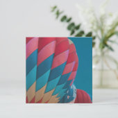 hete luchtballon  kaart (Staand voorkant)