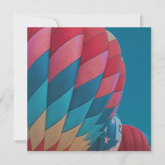 hete luchtballon  kaart (Voorkant)