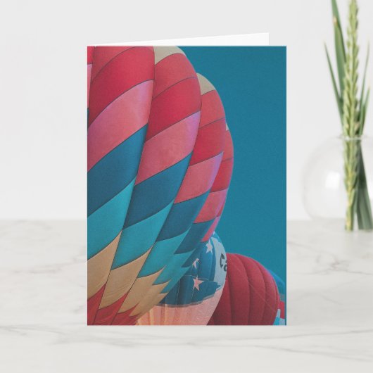 hete luchtballon kaart (Voorkant)