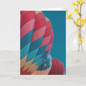 hete luchtballon kaart (Gele Bloem)