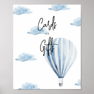 Hete luchtballon - kaarten en geschenken poster