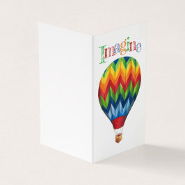 Hete Luchtballon *klein* wenskaart set Kaart