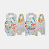 Hete Luchtballon Kleurrijke Jongens Verjaardag Wat Bedankdoosjes (Uitgevouwen)