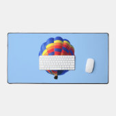 Hete Luchtballon Kleurrijke Ontwerpfoto Bureaumat (Keyboard & Muis)
