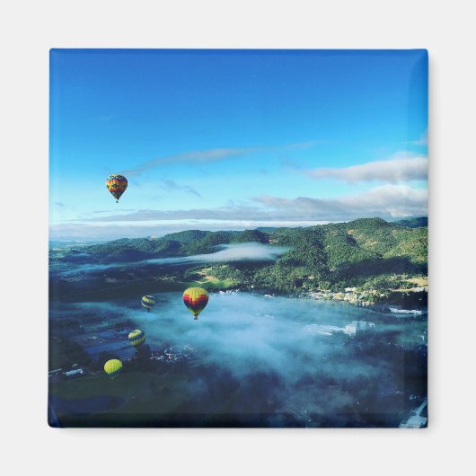 Hete Luchtballon Magneet - Napa Valley (Voorkant)