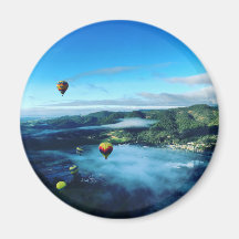 Hete Luchtballon Magneet - Napa Valley