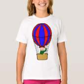 Hete Luchtballon Meisjes T-shirt (Voorkant)