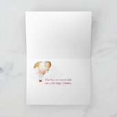 Hete luchtballon met veertulpen kaart (Binnen)